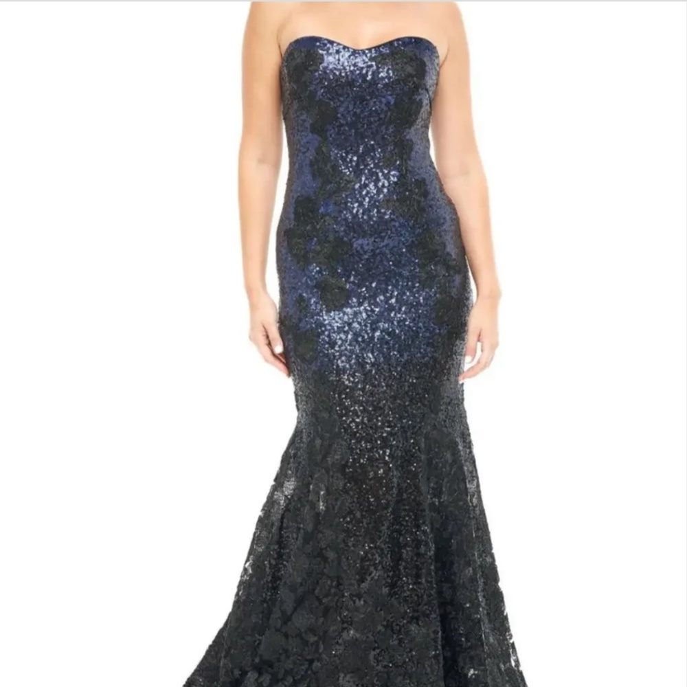 Strapless sequin Gown - Picture 3 of 3